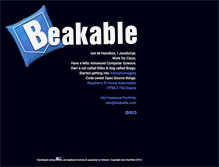 Tablet Screenshot of beakable.com